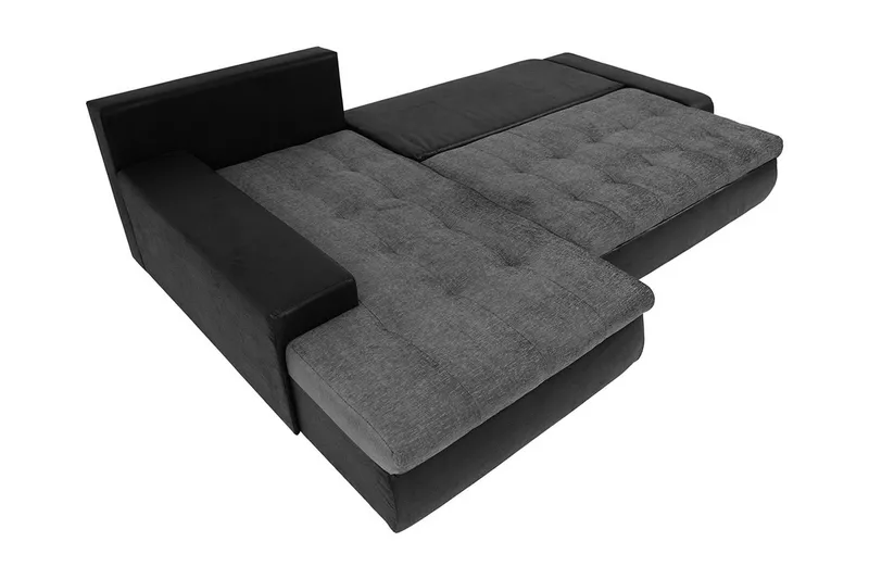 Cerys Divanbäddsoffa 265x185x85 cm Universal - Grå - Products - Möbler - Soffa - Bäddsoffa - Bäddsoffa längsbäddad