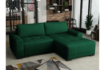 Denegal 2-sits Hörnbäddsoffa Dark green - Products - Möbler - Soffa - Bäddsoffa - Bäddsoffa divan