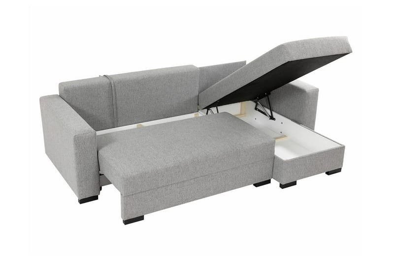 Denegal 3-sits Hörnbäddsoffa - Blå - Products - Möbler - Soffa - Bäddsoffa - Hörnbäddsoffa
