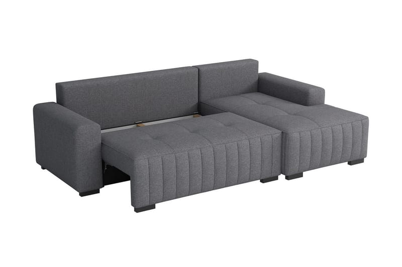 Esher 4-sits Bäddsoffa Vänster - Grå - Products - Möbler - Soffa - Bäddsoffa - Bäddsoffa divan