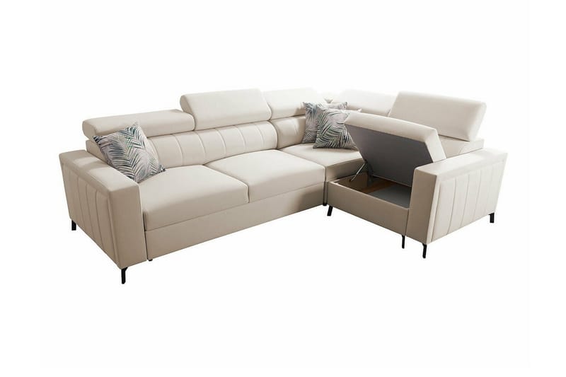 Galbally 3-sits Hörnbäddsoffa Dark blue - Products - Möbler - Soffa - Bäddsoffa - Hörnbäddsoffa