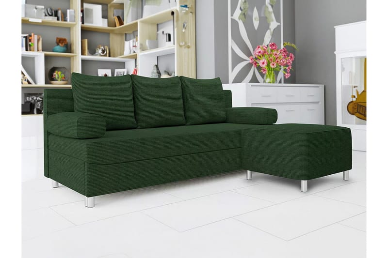 Kintore 2-sits Bäddsoffa Dark green - Products - Möbler - Soffa - Bäddsoffa - Bäddsoffa längsbäddad