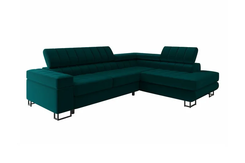 Kintore 3-sits Hörnbäddsoffa Dark Turquoise