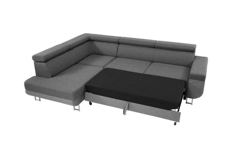 Kintore 3-sits Hörnbäddsoffa Light brown - Products - Möbler - Soffa - Bäddsoffa - Bäddsoffa längsbäddad