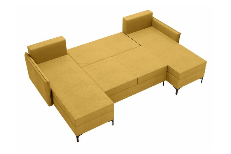 Knocklong 4-sits Hörnbäddsoffa - Blå - Products - Möbler - Soffa - Bäddsoffa - Hörnbäddsoffa