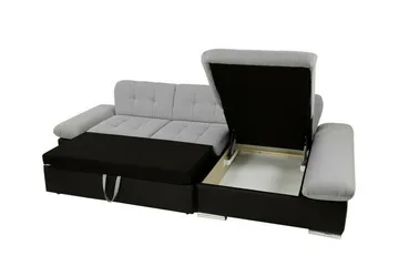 Lomux 3-sits Hörnbäddsoffa Light brown - Products - Möbler - Soffa - Bäddsoffa - Hörnbäddsoffa