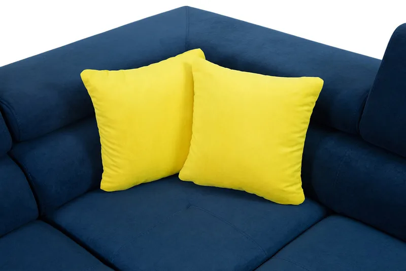 Reginia 6-sits Bäddsoffa - Vit/Grå - Products - Möbler - Soffa - Bäddsoffa - Bäddsoffa längsbäddad