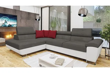 Reginia Bäddsoffa m. Schäslong L-formad - Products - Möbler - Soffa - Bäddsoffa - Bäddsoffa längsbäddad