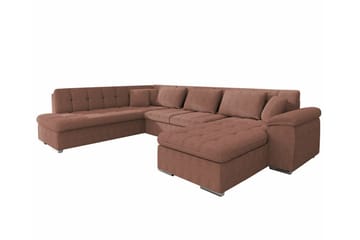 Sakri 5-sits Hörnbäddsoffa Brown - Products - Möbler - Soffa - Bäddsoffa - Bäddsoffa divan