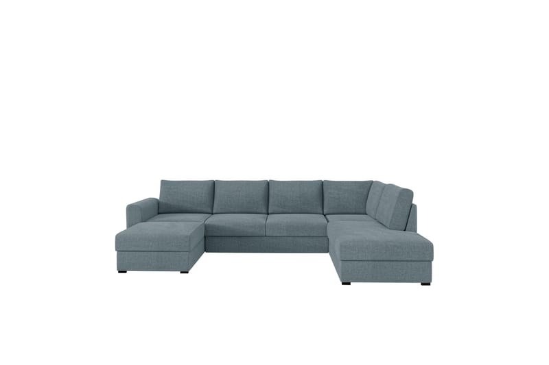 Taberk Bäddsoffa med Divan och Schäslong 4-sits, Grå