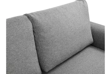 Taberk Bäddsoffa med Divan och Schäslong 4-sits i Chenille - Blå - Products - Möbler - Soffa - Bäddsoffa - Bäddsoffa divan