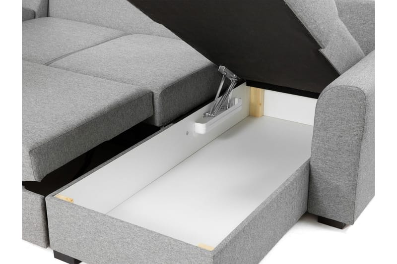 Taberk Bäddsoffa med Divan och Schäslong 5-sits - Grön - Products - Möbler - Soffa - Bäddsoffa - Bäddsoffa divan