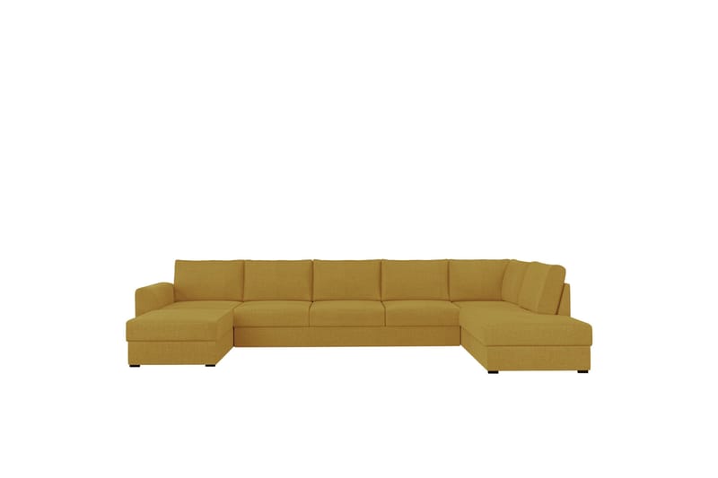 Taberk Bäddsoffa med Divan och Schäslong 5-sits - Gul - Products - Möbler - Soffa - Bäddsoffa - Bäddsoffa divan