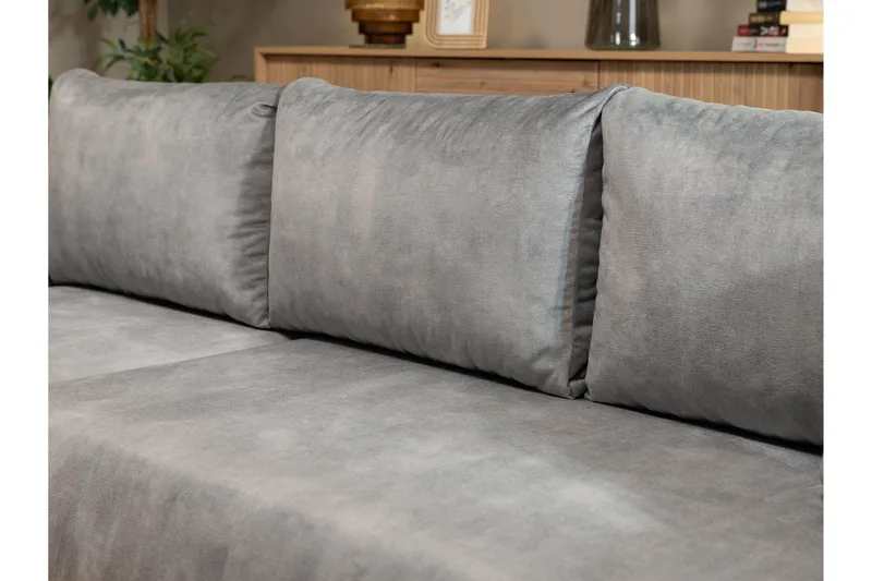 Tacon Bäddsoffa m. Divan 3-sits - Beige/Grå - Products - Möbler - Soffa - Bäddsoffa - Bäddsoffa divan