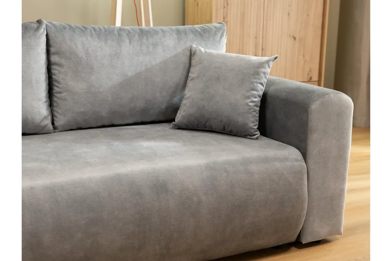 Tacon Bäddsoffa m. Divan 3-sits - Brun - Products - Möbler - Soffa - Bäddsoffa - Bäddsoffa divan