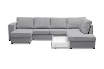 Verona U-bäddsoffa med Divan Vänster - Ljusgrå - Products - Möbler - Soffa - Bäddsoffa - Bäddsoffa divan