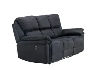 Saranda Reclinersoffa - Svart - Products - Möbler - Soffa - Biosoffa & reclinersoffa - 3 sits biosoffa & reclinersoffa