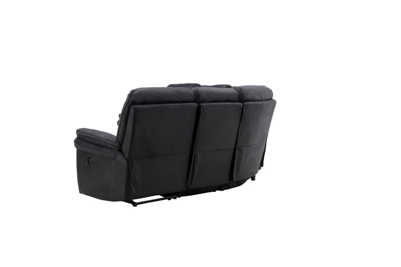 Saranda Reclinersoffa - Svart - Products - Möbler - Soffa - Biosoffa & reclinersoffa - 4 sits biosoffa & reclinersoffa