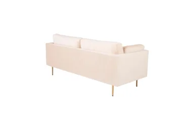 Boom Sammetssoffa 3-sits - Beige - Products - Möbler - Soffa - 3 sits soffa