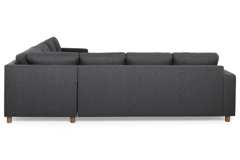 Crazy 6-sits Vändbar L-formad X-Large Hörnsoffa i Tyg - Mörkgrå - Products - Möbler - Soffa - Hörnsoffa