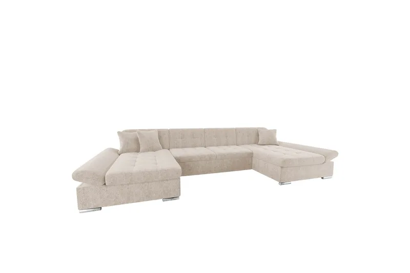 Dewitt Soffa Dubbeldivan 4-sits - Beige - Products - Möbler - Soffa - U-soffa