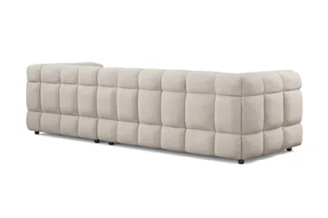 Elise 4-sits Bubblig Soffa med Divan Höger - Beige - Products - Möbler - Soffa - Divansoffa & schäslongsoffa - 4 sits soffa med divan