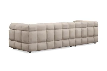 Elise 4-sits Bubblig Soffa med Divan Vänster - Beige - Products - Möbler - Soffa - Divansoffa & schäslongsoffa - 4 sits soffa med divan