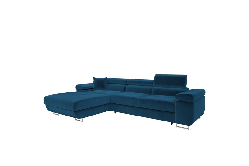 Gabina Soffa med Divan 3-sits - Blå - Products - Möbler - Soffa - Divansoffa & schäslongsoffa - 3 sits soffa med divan