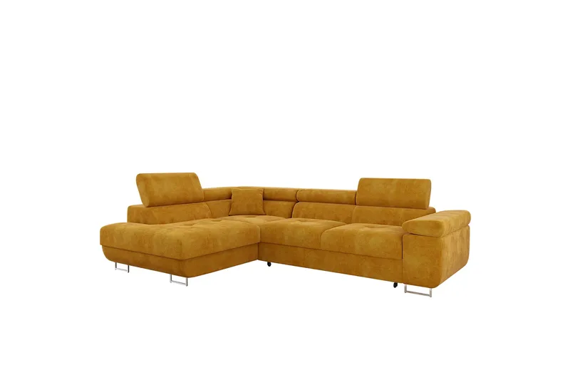 Gabina Soffa med Schäslong 3-sits, Gul