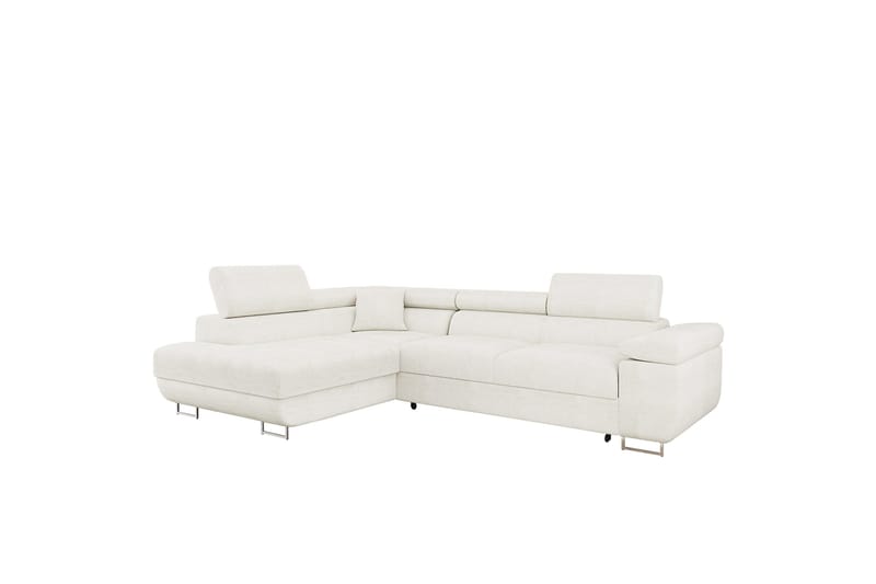 Gabina Soffa med Schäslong 3-sits - Vit - Products - Möbler - Soffa - Divansoffa & schäslongsoffa - 3 sits soffa med divan