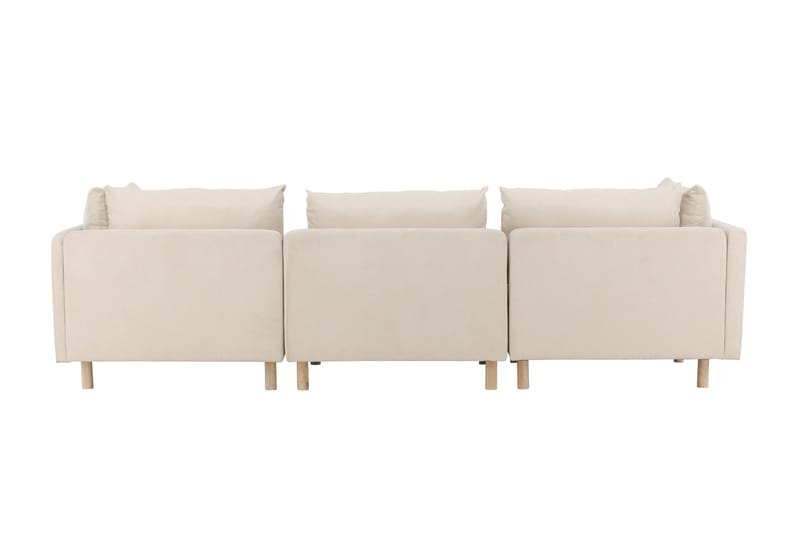 Zero Soffa m. Divan 3-sits - Beige - Products - Möbler - Soffa - Divansoffa & schäslongsoffa - 3 sits soffa med divan