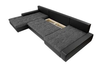 Gamal Soffa Dubbeldivan 4-sits - Vit - Products - Möbler - Soffa - U-soffa