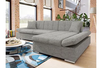 Kintore 3-sits Hörnsoffa Ljusgrå - Products - Möbler - Soffa - Hörnsoffa