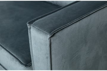 Lissbon Hörnsoffa - Blågrön - Products - Möbler - Soffa - Sammetssoffa