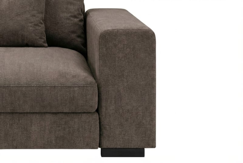 Dubai Armstöd Höger i Tyg - Mörkbrun - Products - Möbler - Soffa - Modulsoffa - Övriga moduler till modulsoffa