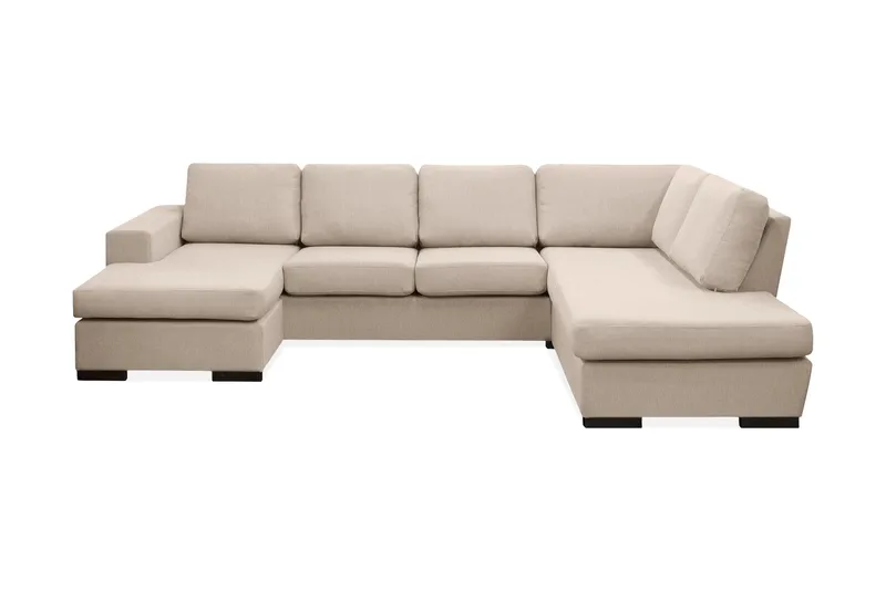 Nebraska U-soffa med Divan Vänster, Beige