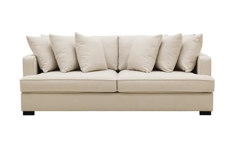 Rossita 4-sits Djup Soffa i Bouclé, Beige