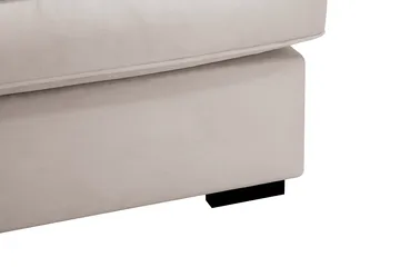 Rossita Lyx 2,5-sits Extra djup Soffa i Sammet - Beige - Products - Möbler - Soffa - 3 sits soffa