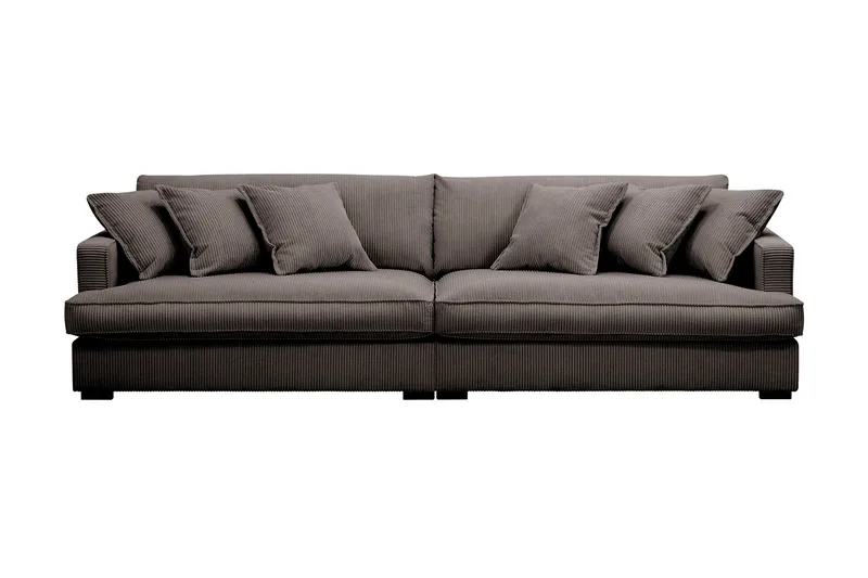 Rossita Lyx 3,5-sits Extra djup Soffa i Manchester - Mörkgrå - Products - Möbler - Soffa - 4 sits soffa