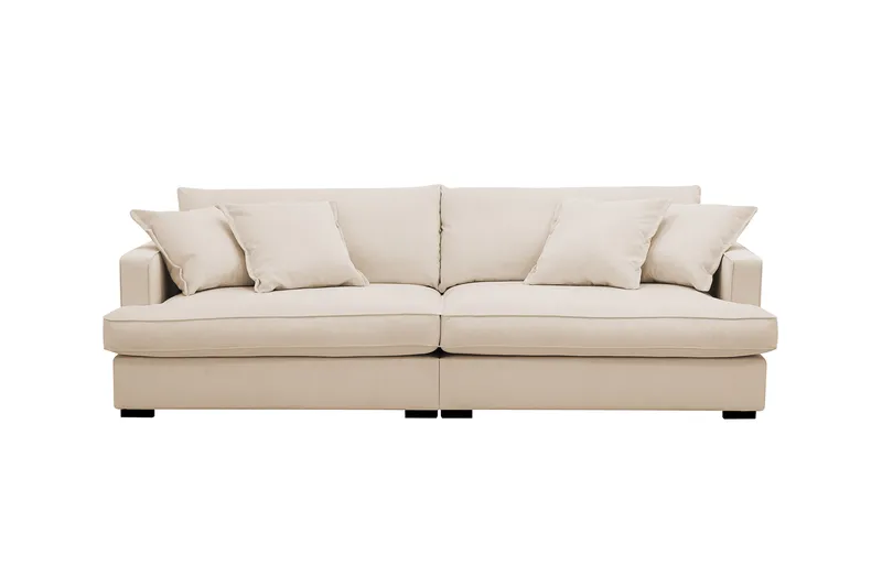 Rossita Lyx 3-sits Extra djup Soffa i Manchester, Beige