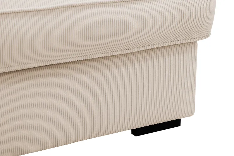 Rossita Lyx 3-sits Extra djup Soffa i Manchester - Beige - Products - Möbler - Soffa - 3 sits soffa
