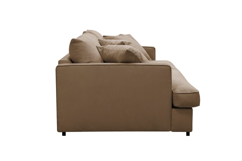 Rossita Lyx 3-sits Extra djup Soffa i Manchester - Ljusbrun - Products - Möbler - Soffa - 3 sits soffa