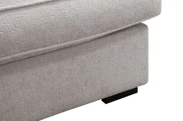 Rossita Lyx 5-sits Vänstervänd U-formad Extra djup Soffa med Divan och Schäslong i Chenille - Grå - Products - Möbler - Soffa - U-soffa