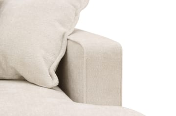 Rossita Lyx 6-sits Högervänd U-formad Extra djup Soffa med Divan och Schäslong i Chenille - Beige - Products - Möbler - Soffa - U-soffa