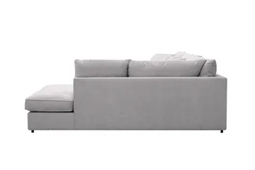 Rossita Lyx 6-sits Vänstervänd U-formad Extra djup Soffa med Divan och Schäslong i Chenille - Grå - Products - Möbler - Soffa - U-soffa