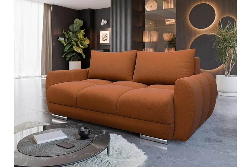 Simerly Soffa 3-sits - Orange - Products - Möbler - Soffa - 3 sits soffa