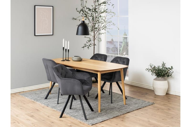 Alsephina Karmstol - Grå - Products - Möbler - Fåtölj & stolar - Karmstol