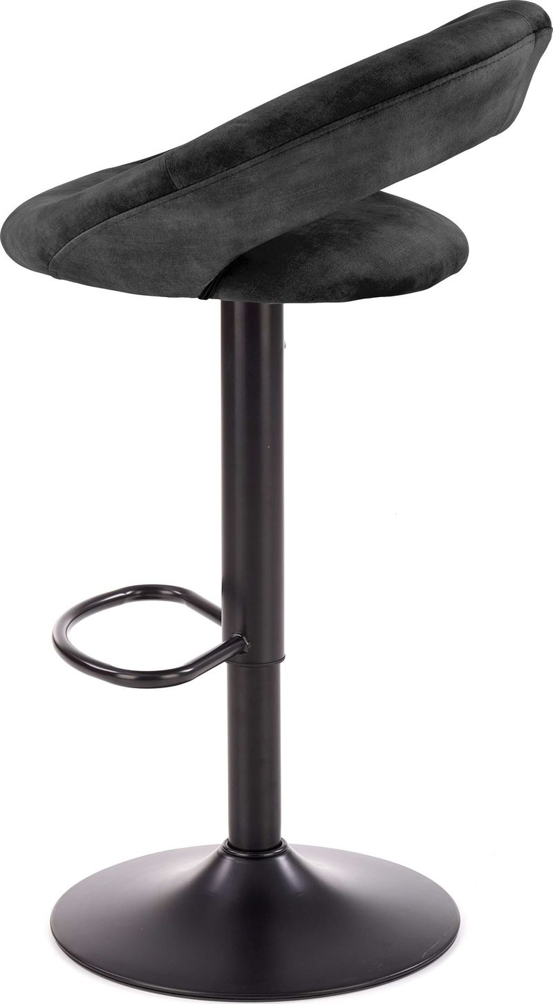Barstol svart höj och sänkbar, Svart