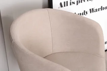 Berit Karmstol med Armstöd - Grå/Svart - Products - Möbler - Fåtölj & stolar - Matstol & köksstol