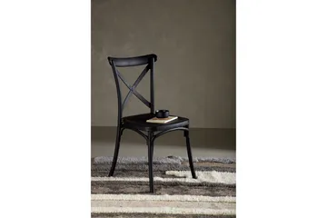 Crosett Matstol - Svart - Products - Möbler - Fåtölj & stolar - Matstol & köksstol